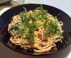 All in One - Spaghetti mit Champignonrahm Soße