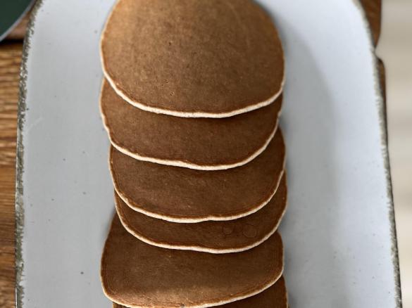 Fluffige Bananen Pfannenkuchen