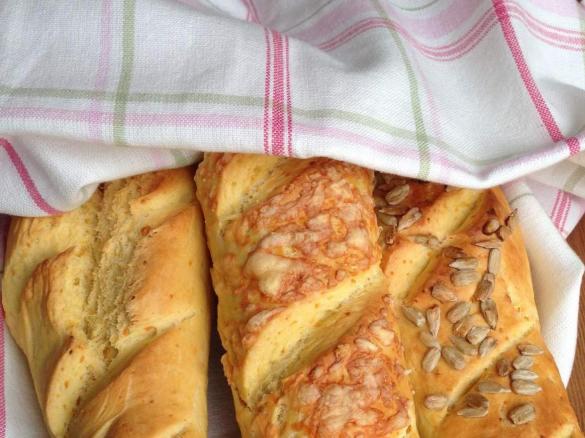 Dinkel-Möhren-Baguette 