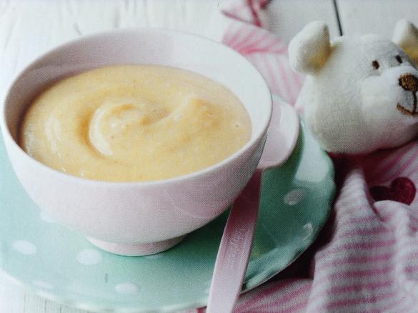 Reiswaffel-Apfel-Brei