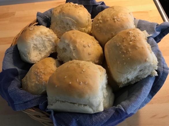 Dänische Dinkelbrötchen  (“Speltboller“)