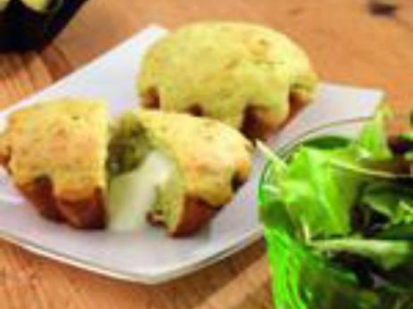 Zucchini-Parmesan-Küchlein