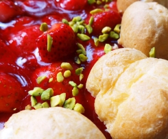 Windbeuteltorte - Erdbeer-Schmand