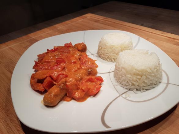 Bratwurst nach Jägerart