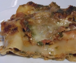 Lasagne mit Tomaten und Mangold