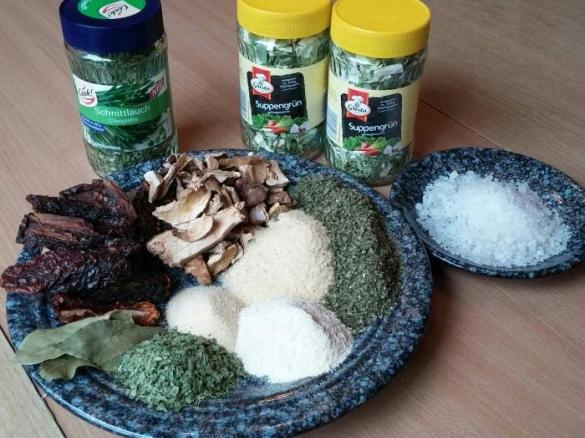 Gemüsebrühpulver - Brühe ohne Geschmacksverstärker - Suppengewürz 