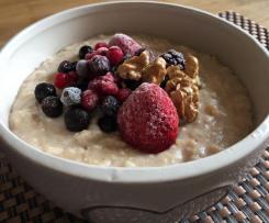 Hirseflocken Porridge / Hirse Müsli (glutenfrei)