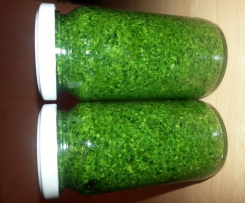 Variation von Bärlauchpesto