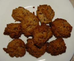 Haferflocken-Nuss-Schoko-Kekse