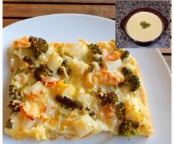 Brokkoli-Spargel Hollandaise Pizza + Resteverwertungssuppe