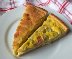 Rhabarber-Vanille-Kuchen - mit oder ohne Streusel