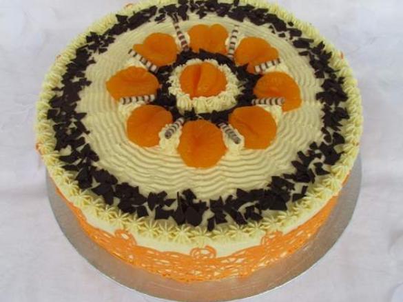 Mandarinen Buttercremetorte