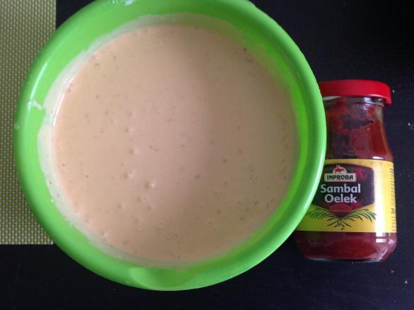 sauce hollandaise mit Sambal oelek