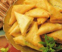 Samosas - gefüllte Teigtaschen (indisch) "TM auf Reisen"