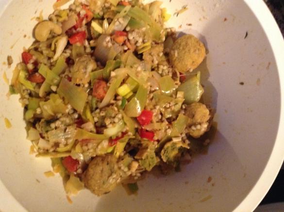 Veganer Buchweizensalat