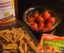 Erdbeer-Tofu-Aufstrich - vegetarisch / vegan