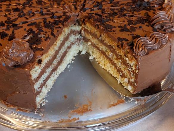 Schokotorte, Buttercremetorte, Panamacremetorte