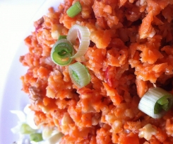 Apfel Möhren Salat mit Walnüssen