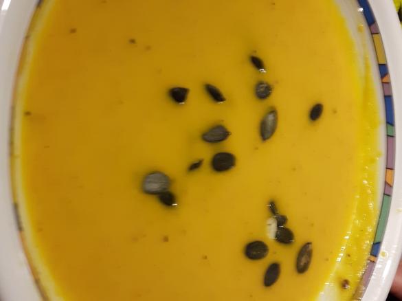 Süßkartoffel - Möhren - Ingwer Suppe