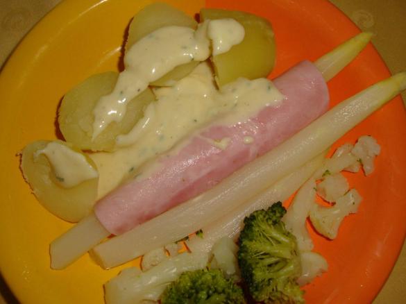 Schnelles All in One Mittagessen mit Spargel