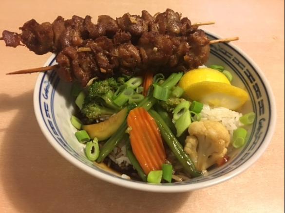 Yakitori Japanische Hähnchenspieße