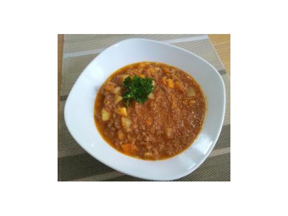 Gemüseeintopf mit Hackfleisch nach "Leichter leben in Deutschland"