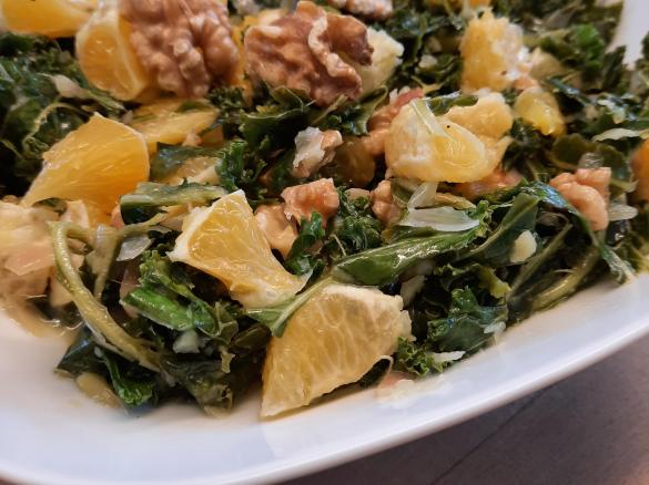 Grünkohl-Orangen-Salat