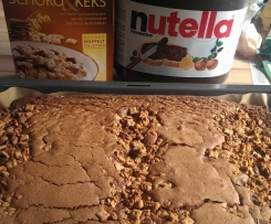 Nutellakuchen mit Knuspermüsli