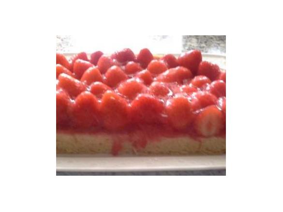 Obstboden mit Öl im Teig