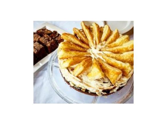 Friesentorte mit Pflaumenmus