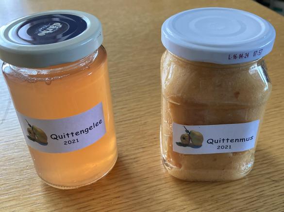 Quittengelee und Quittenmus