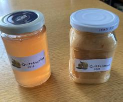 Quittengelee und Quittenmus