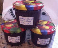 Kirsch-Kokosmilch-Marmelade