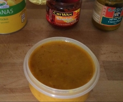 Fruchtige Curry-Kokos-Ananas Sauce 