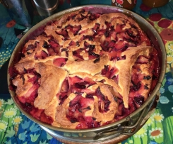 Pflaumen-Rosenkuchen