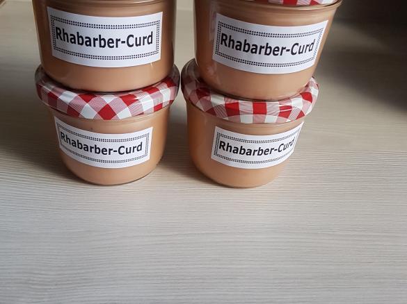 Rhabarber-Curd