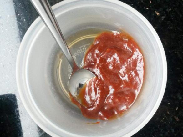 Barbeque Soße (wenig Zucker)