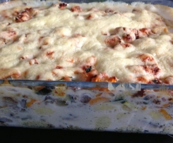 Hack-Gemüseauflauf m. Gnocci