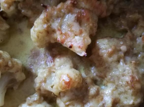 Curry Blumenkohlgratin