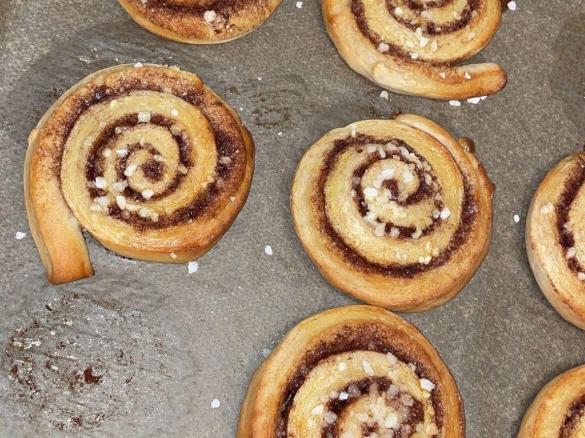 Zimtschecken - Kanelbullar
