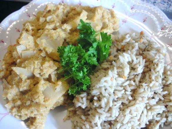 Weißkohl in Erdnußsoße  -  RdT am 24.10.2012