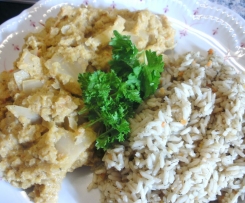 Weißkohl in Erdnußsoße  -  RdT am 24.10.2012