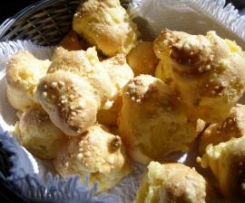 Luftige Käse-Kugeln (Brandteig)