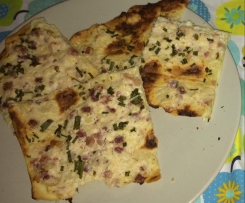 Flammkuchen, herzhaft 