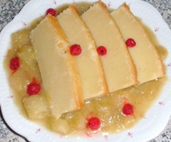 Ingwer-Pudding  gebacken 