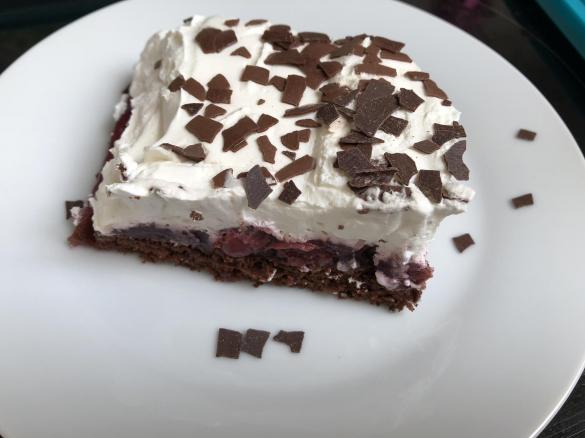 Variation Schwarzwälder Kirschtorte vom Blech