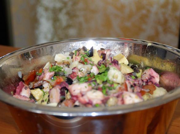 Pulpo (Oktopus) Salat