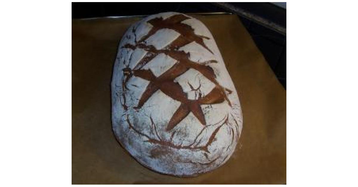 Variation von Silvi`s Bauernbrot (abgewandelt mit 200 g Roggenmehl) von ... Variation von Silvi`s Bauernbrot (abgewandelt mit 200 g Roggenmehl) von ...