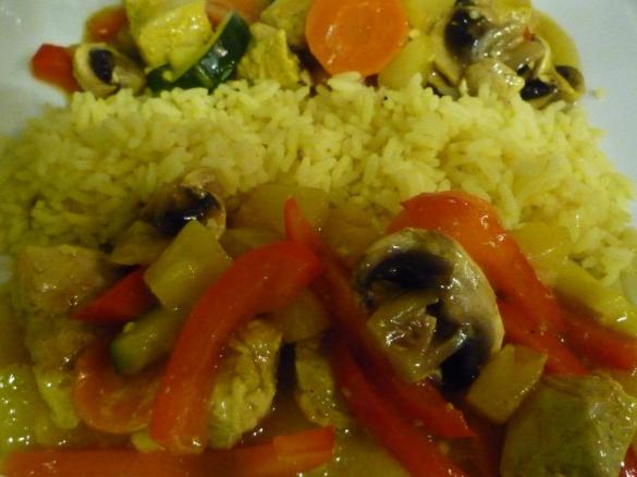 Hähnchen chinesisch all in one