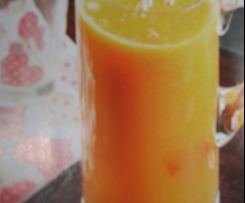 Papaya-Orangen-Saft (Zumo de papaya y naranja)